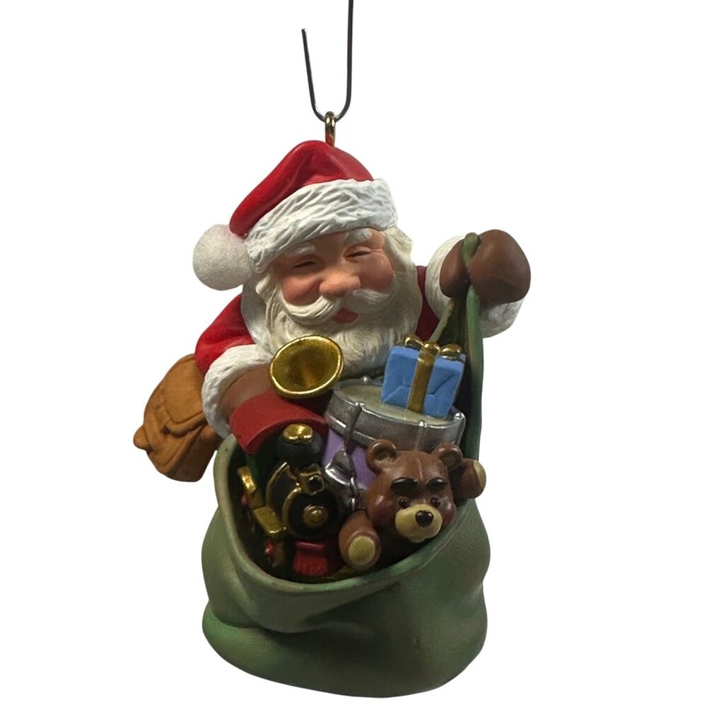 Hallmark Keepsake Ornament Santas Magic Sack 2005 Clips To Light Christmas Decor - Picture 1 of 8